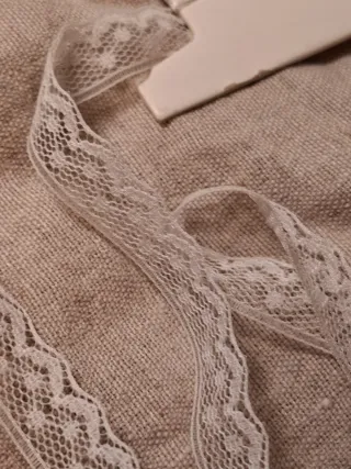 Encaje puntilla blanco 8 metros