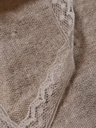 Encaje puntilla blanco 8 metros