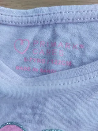 Lote 8 camisetas manga larga niñas