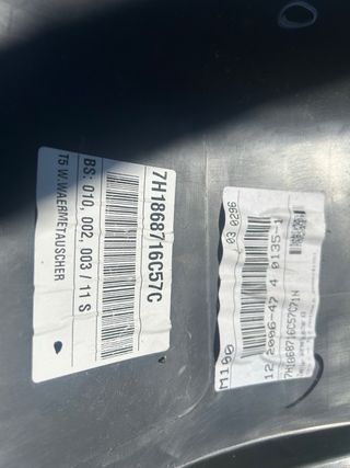 Panel trasero derecho Multivan T5 2007