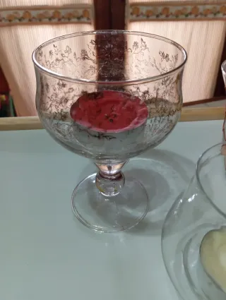 Set 3 portacandele in vetro