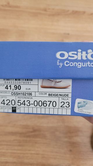 Zapatos niña Osito Talla 23