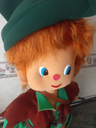 MUÑECO DE FIELTRO QUIRÓN AÑOS 70