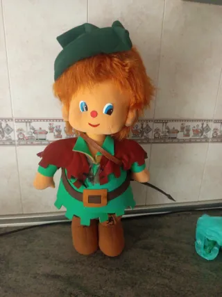 MUÑECO DE FIELTRO QUIRÓN AÑOS 70