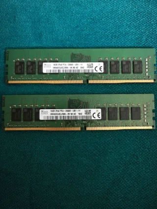 2x SK hynix 16GB DDR4 2666MHz RAM