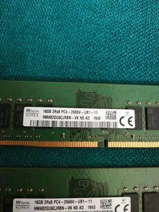 2x SK hynix 16GB DDR4 2666MHz RAM