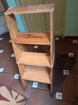 Silla Escalera Madera