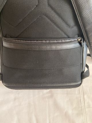 Mochila Zara Negra Piel