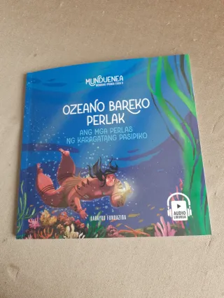 Libro infantil en euskera: Ozeano Bareko perlak.