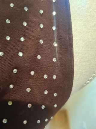 Top halter con cristales