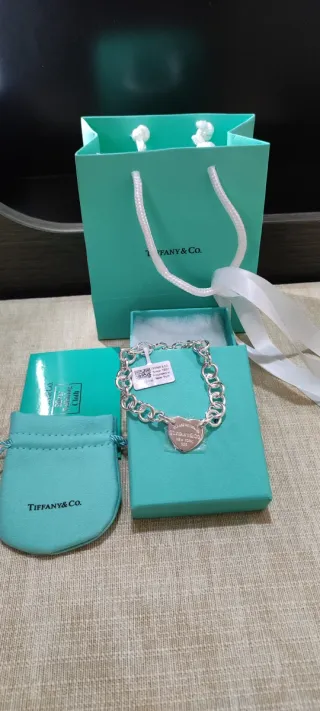 Pulsera Tiffany & Co. Corazón Plata
