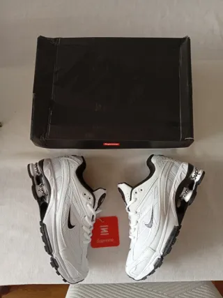 Nike Shox Supreme Blancas Talla 40 unisex