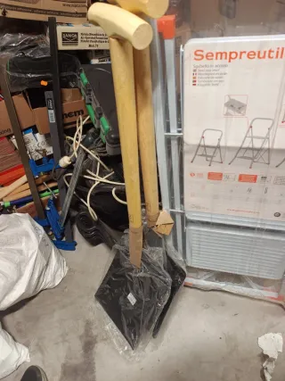 Pala cuadrada de obra