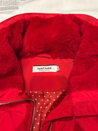 Plumífero Naf Naf Rojo Mujer Talla S