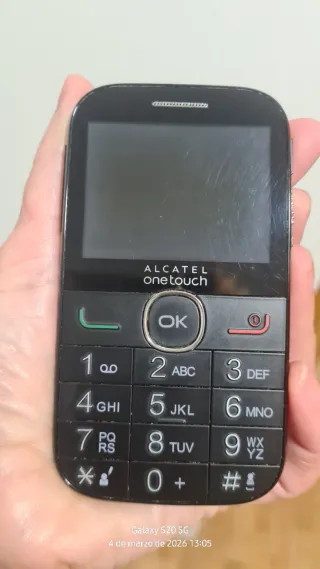 Alcatel Telefono per anziani Nero