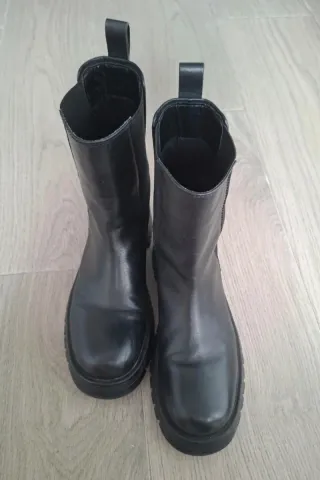 Botas Chelsea Piel Zara Talla 40