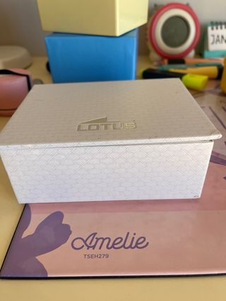 Reloj Lotus niña morado con pulsera