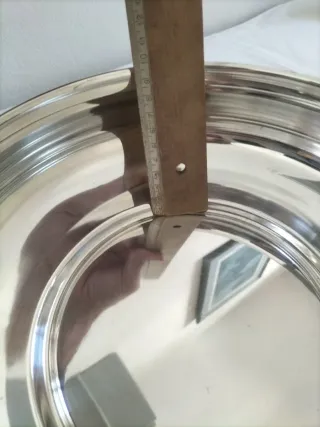 Vajilla antigua Meneses plata alpaca fuente servir