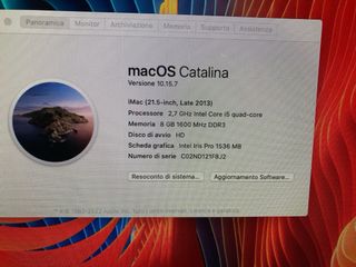 iMac 21.5” - Late 2013
