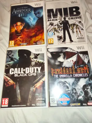 Lote 4 Juegos Wii