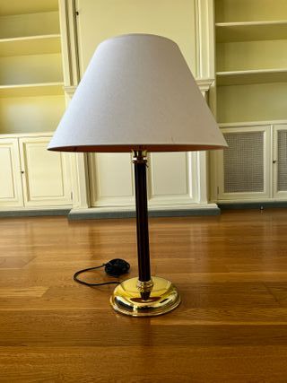 Lámpara de mesa VALENTÍ Beige y Dorada