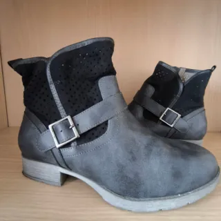 Botines grises talla 38