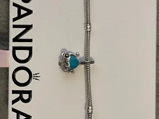 Charm Pulpo Azul Plata S925