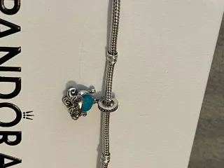 Charm Pulpo Azul Plata S925