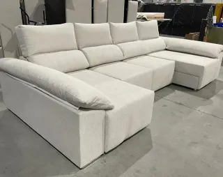 MEGA Sofá Cama forma U Doble Chaise Longue