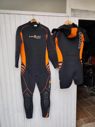 Traje de neopreno Aqua Lung Safaga talla L + body.