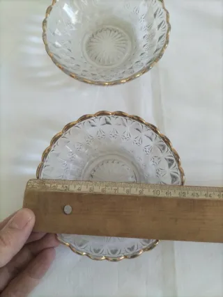 Vajilla antigua cristalería cuentos boles vintage