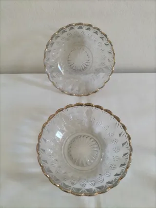 Vajilla antigua cristalería cuentos boles vintage