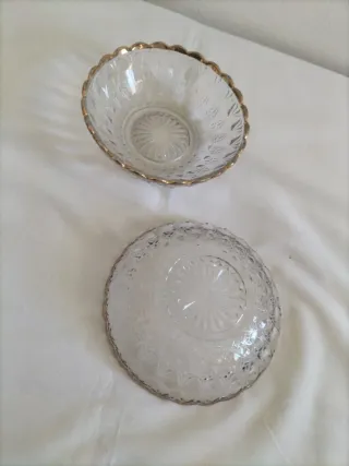 Vajilla antigua cristalería cuentos boles vintage