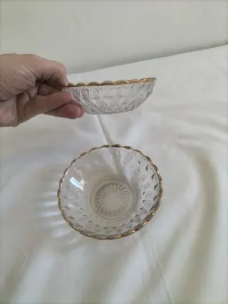 Vajilla antigua cristalería cuentos boles vintage