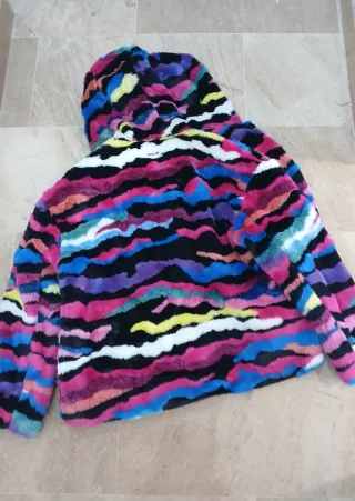 Abrigo Desigual pelo multicolor