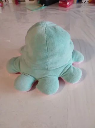 Peluche Pulpo Reversible Rosa y Azul