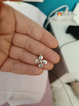 Amuleto Lauburu Plata