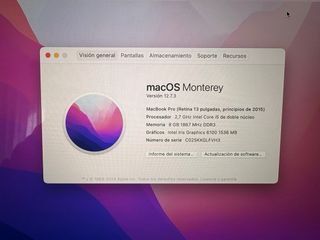 MacBook Pro 13” 2015 i5 2.7GHz 8GB RAM