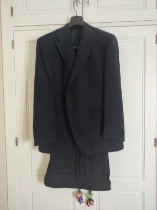 Traje de caballero talla 68 azul