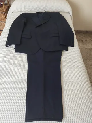 Traje de caballero talla 68 azul