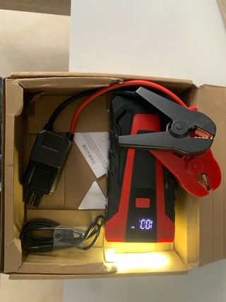 Arrancador Coche 800A Linterna LED