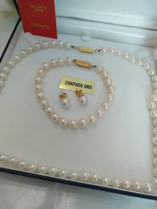 Conjunto perlas de Mallorca a estrenar