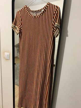 Vestido Maison Scotch Talla S Rayas