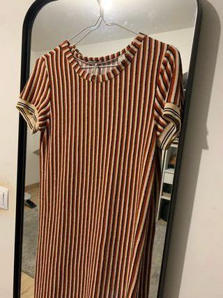 Vestido Maison Scotch Talla S Rayas