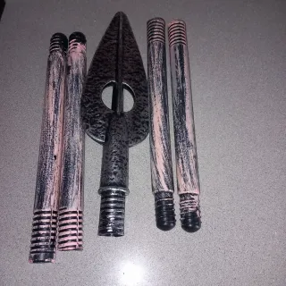 Lanza de plástico desmontable