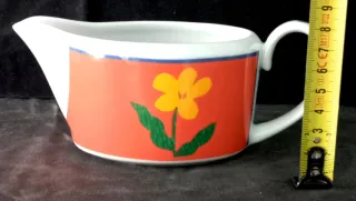 Salsera Vista Alegre Flor Naranja