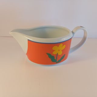 Salsera Vista Alegre Flor Naranja