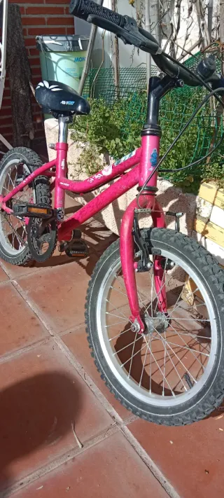 Bicicleta niña rosa