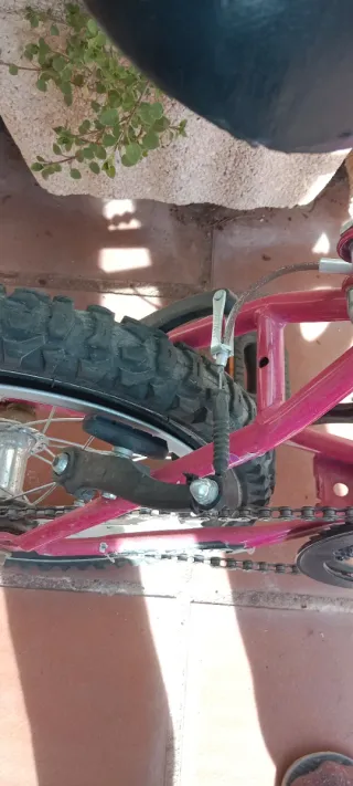 Bicicleta niña rosa