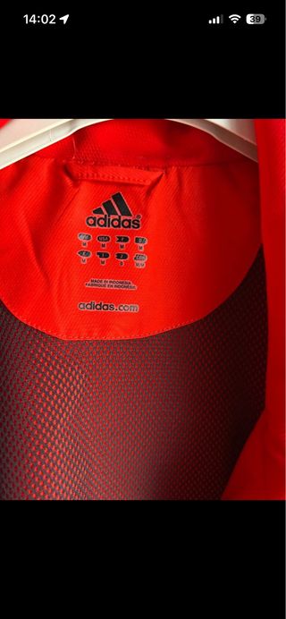 Chaqueta Adidas Roja Hombre